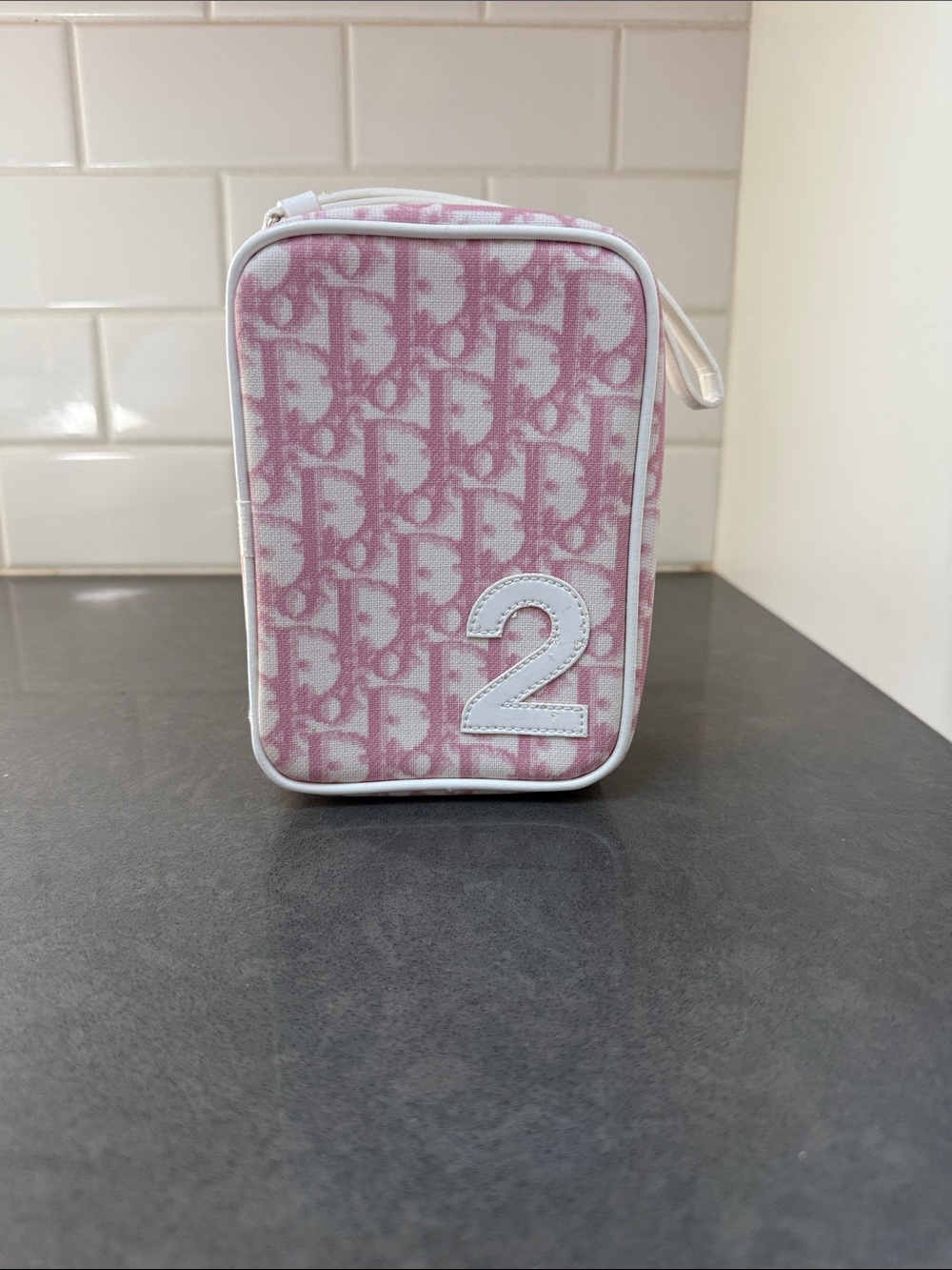 Dior Pink #2 Cosmetic Pouch Travel Wristlet Pouch